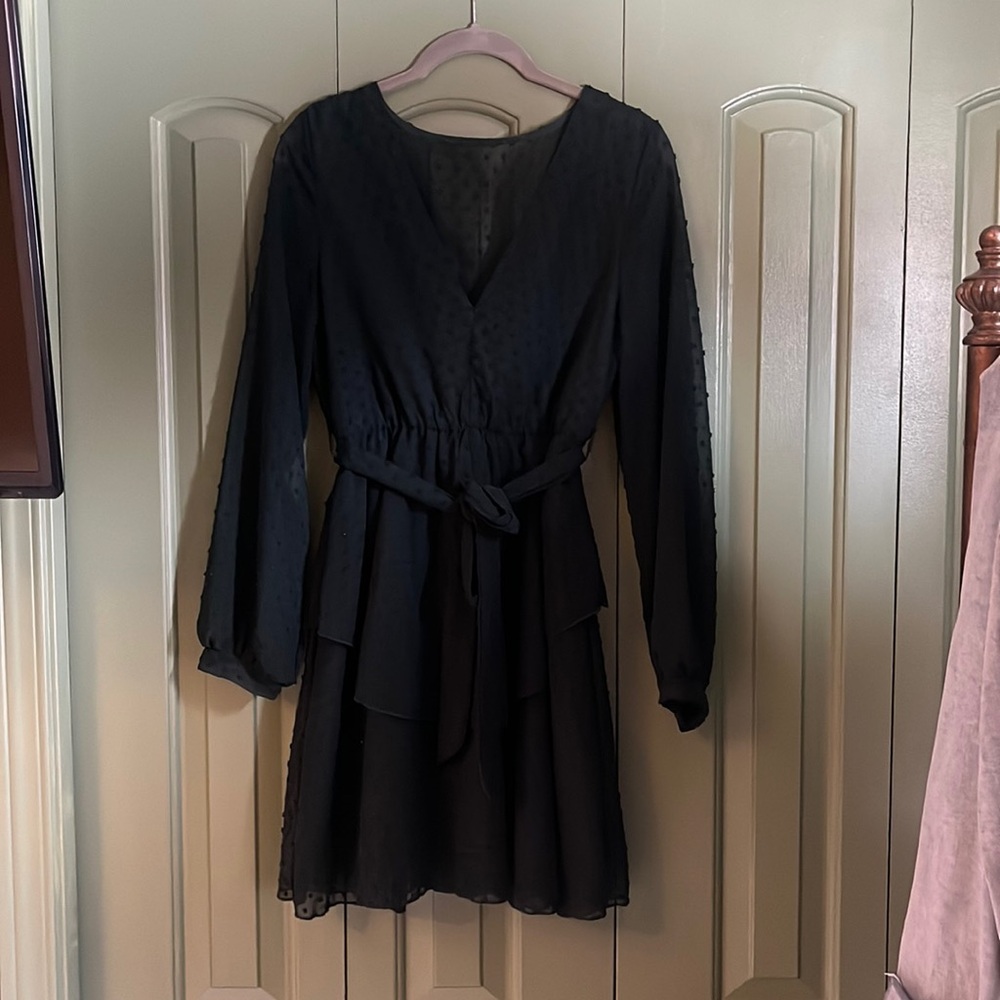 Dark green dress